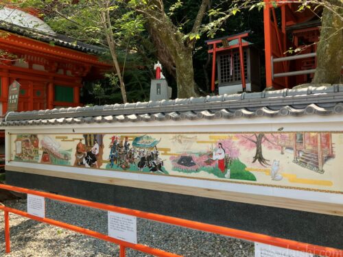 紀三井寺三社権現社に描かれた春子稲荷伝説